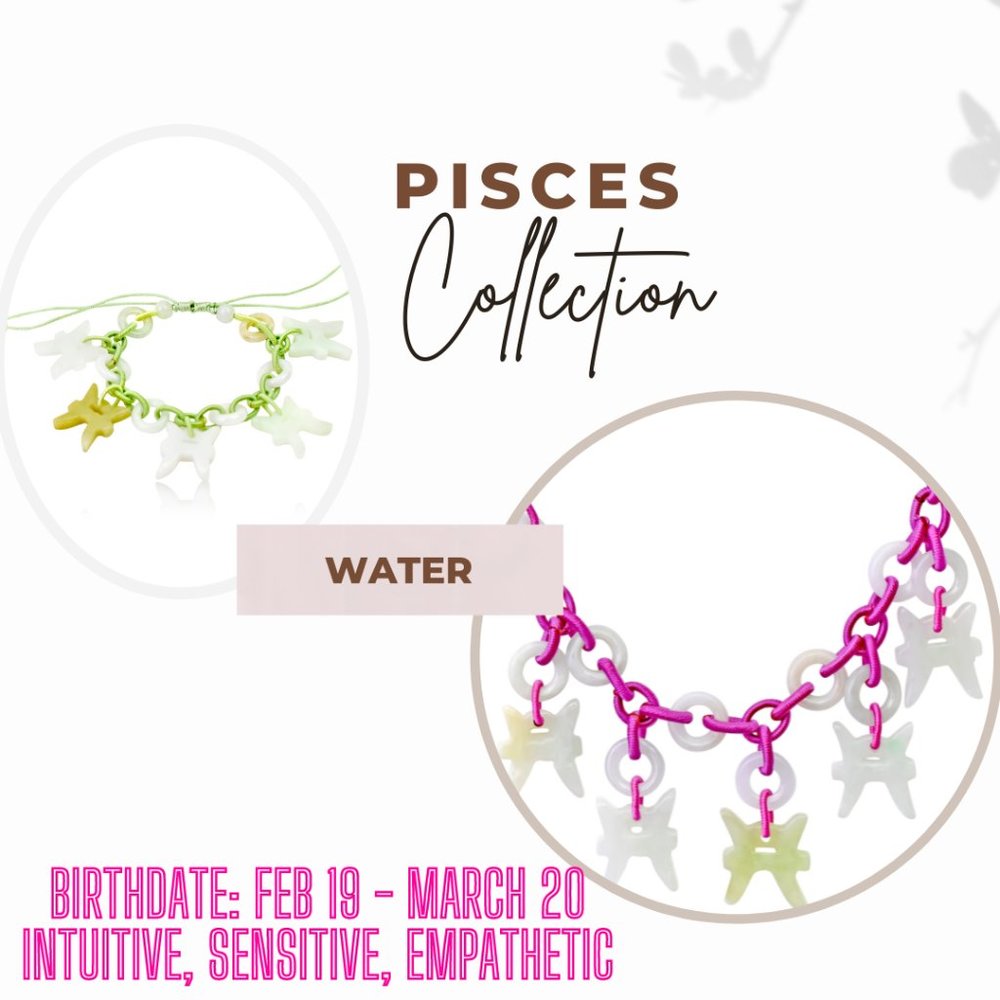 Pisces Astrology Handmade Jade Bracelet
